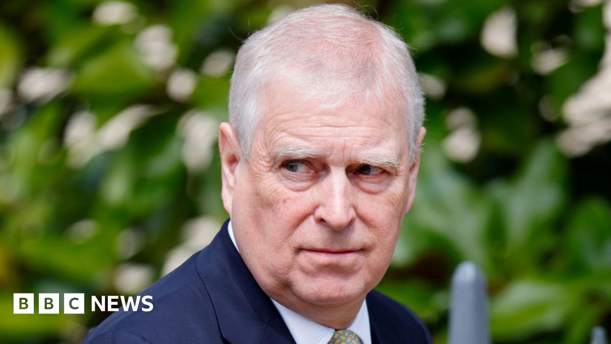 Prince Andrew, head and shoulders, April 2025