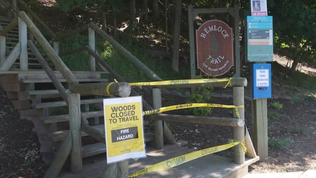 Is Nova Scotia going too far by banning people from woods during dry weather? Some think so