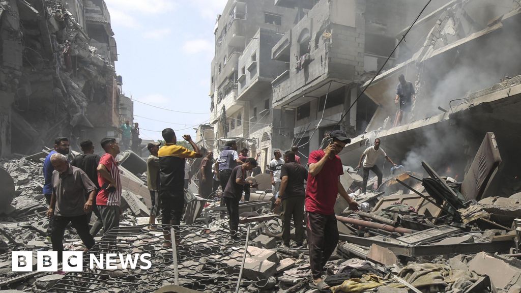 Israel bombards Gaza City as UK and allies urge action against 'unfolding famine'