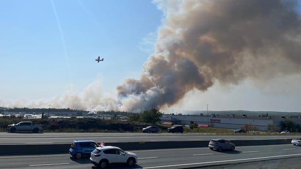 Halifax-area crews battling forest fire near Bayers Lake