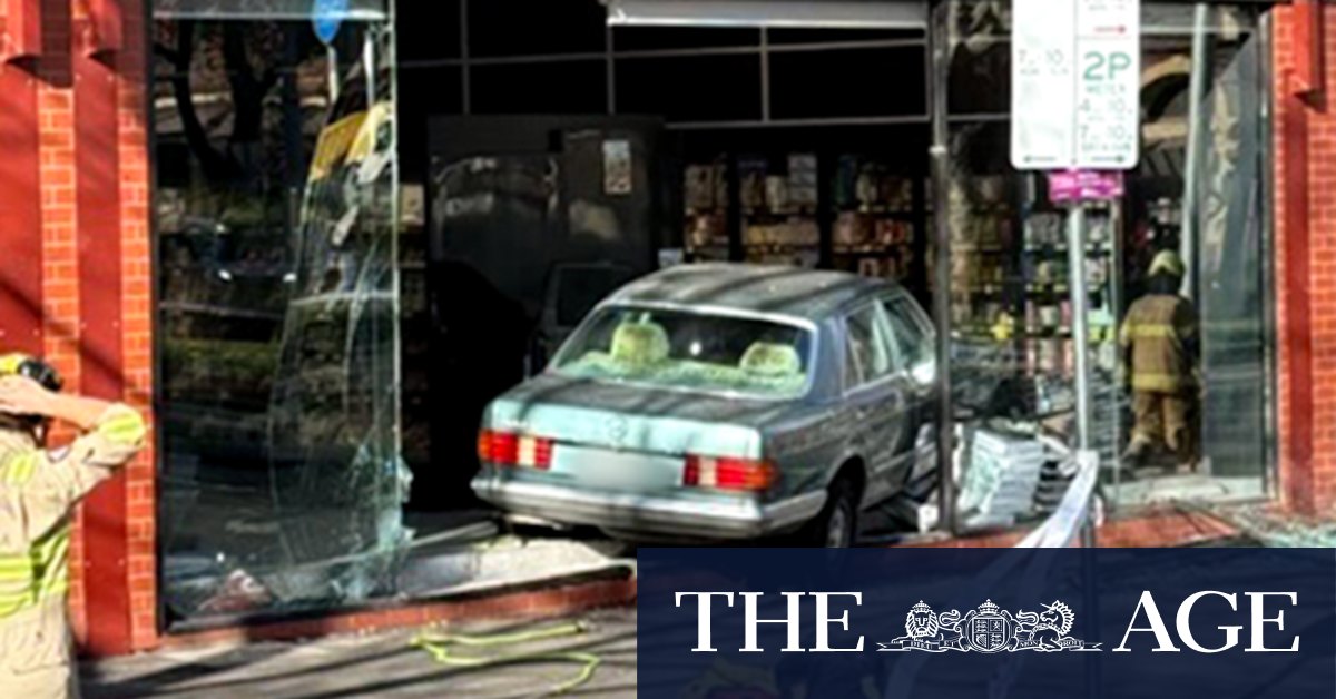Car driven by elderly man crashes into Asian grocery store in Melbourne CBD