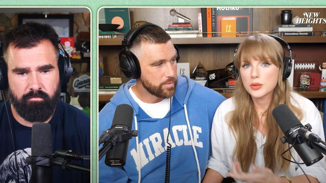 Highlights from Taylor Swift's 'New Heights' cameo with Jason, Travis Kelce