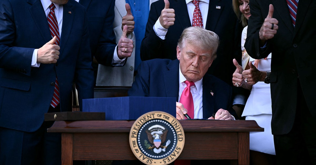 Trump's Tariffs, 'Big Beautiful Bill' Viewed Negatively as His Approval Slips