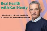 thumbnail: Real Health: Why female obesity rates peak in your 40s and 50s with Professor Donal O’Shea