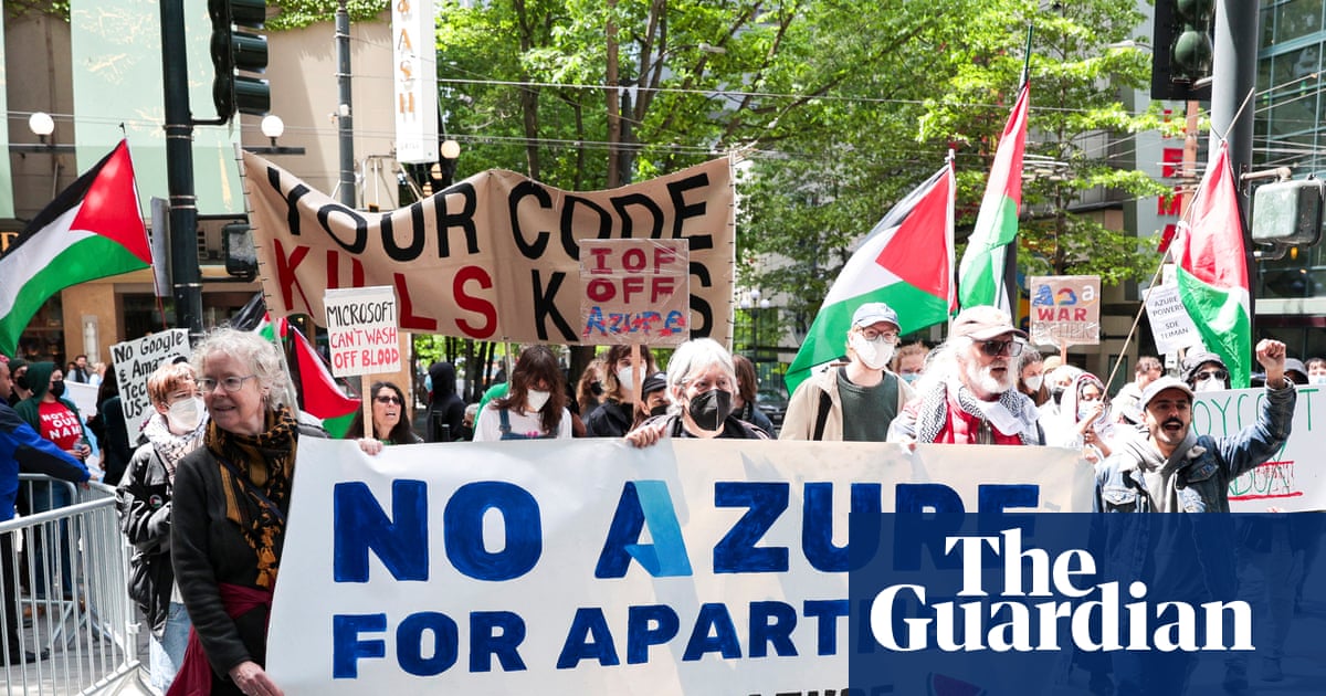 Microsoft launches inquiry into claims Israel used its tech for mass surveillance of Palestinians | Israel-Gaza war