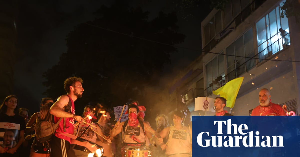 Tens of thousands of protesters gather in Tel Aviv to demand end to Gaza war | Israel