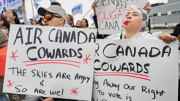 Federal labour board deems Air Canada flight attendants' strike 'unlawful'