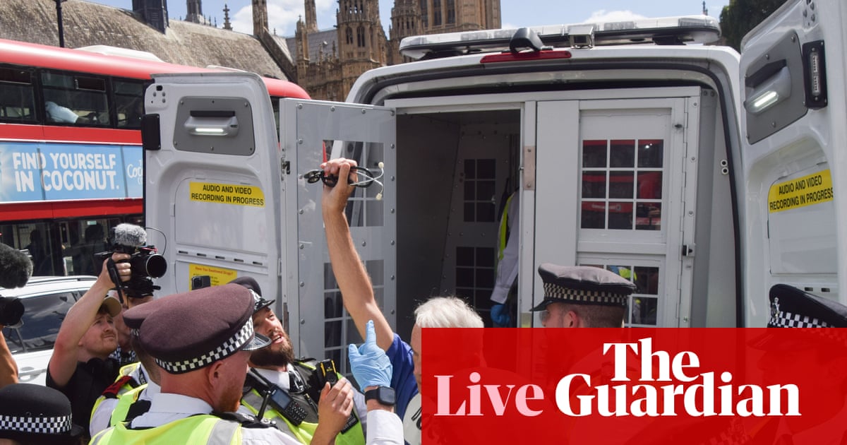 Ed Davey calls for review of terrorism legislation after Palestine Action arrests – UK politics live | Politics