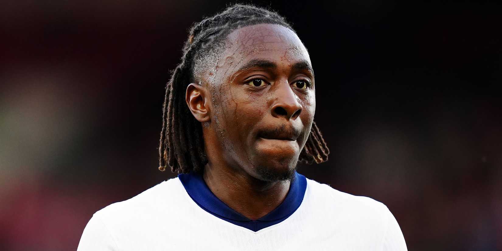 Eberechi Eze in action for England