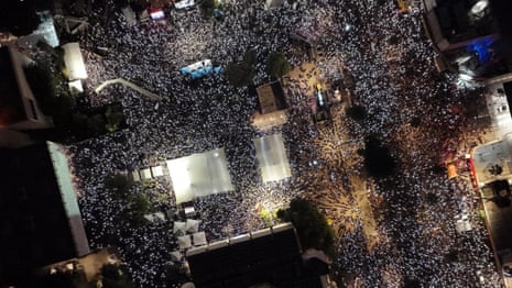 Israel protests erupt nationwide to demand end of Gaza war – video