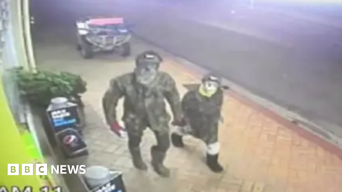 CCTV footage captured Phillips with one of his children attempting to break into a store in Piopio