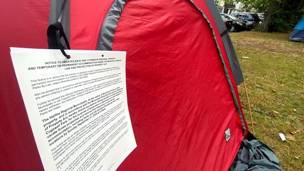 Halifax homeless encampment near new seniors' facility ordered to close