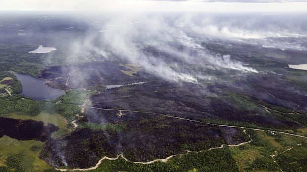 How long will it take to control the N.S. wildfire? Hurricane Erin makes it hard to predict