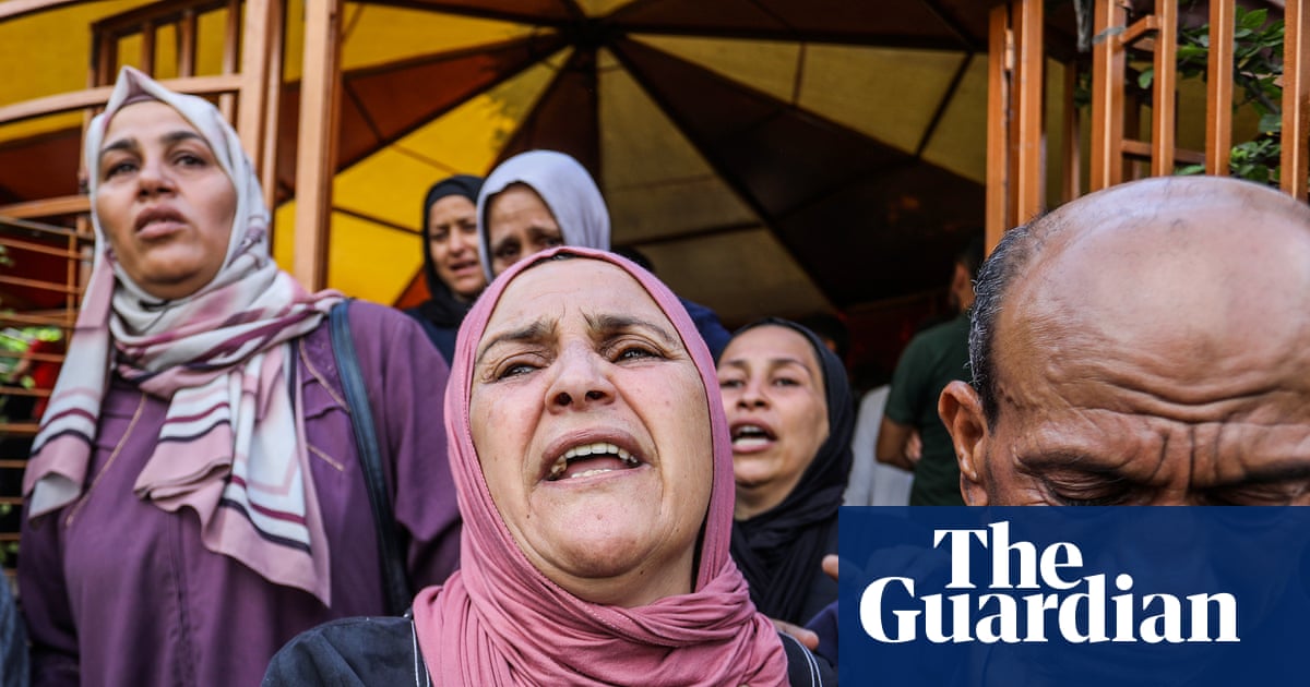 First Thing: Israeli military’s own data indicates 83% civilian death rate in Gaza | US news