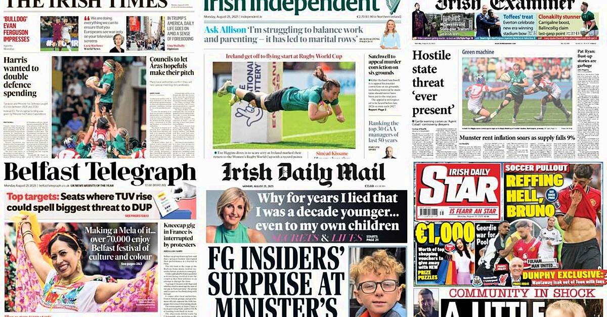 What the papers say: Monday's front pages