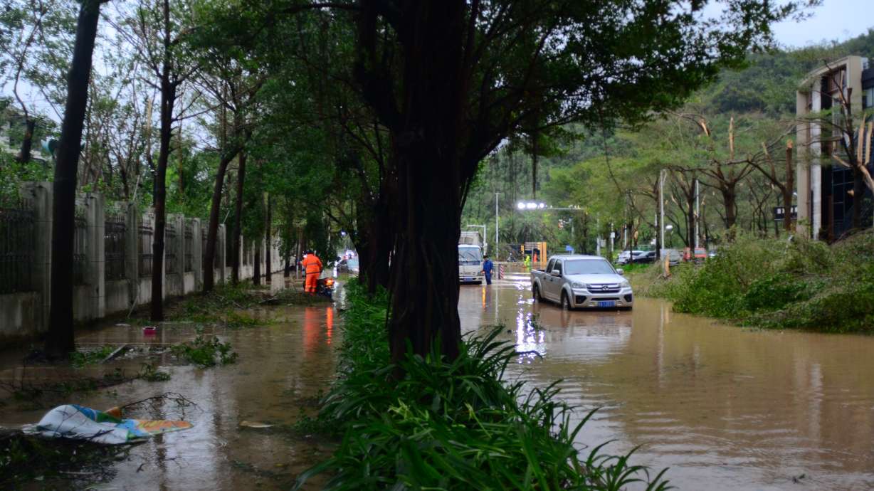 Destructive winds sweep Vietnam, thousands evacuated, as Typhoon Kajiki makes landfall