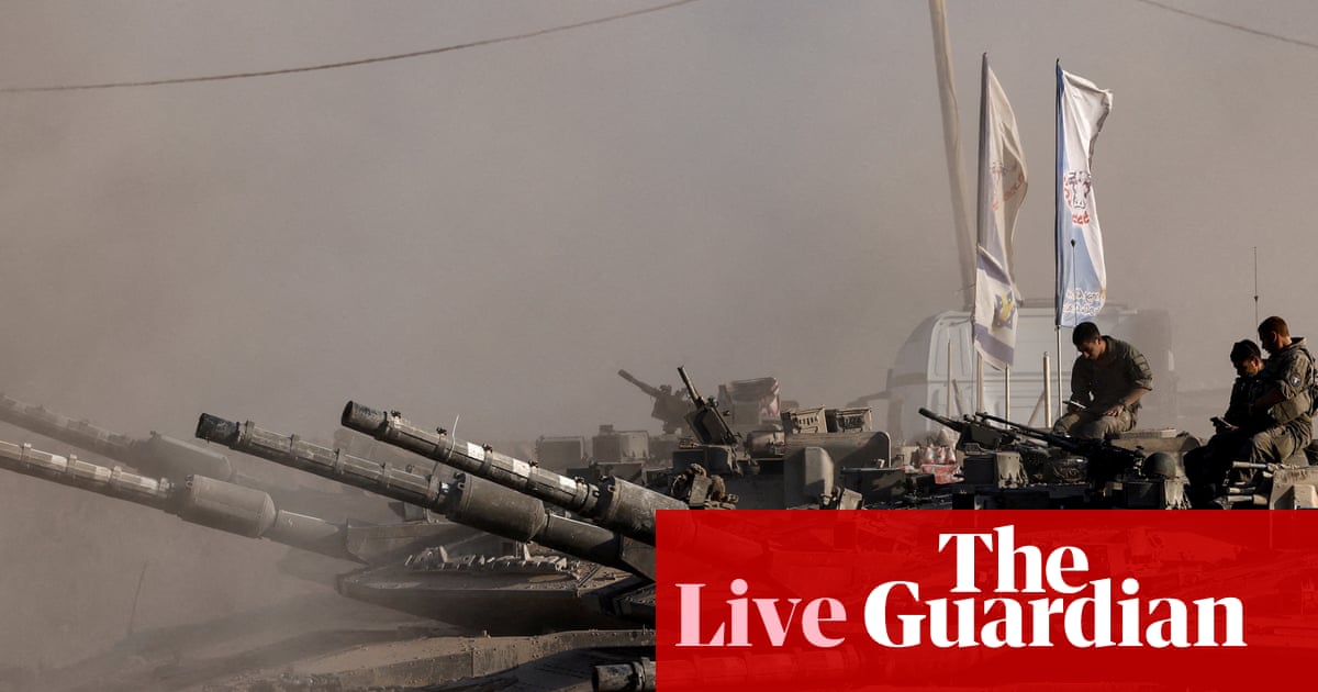 Hundreds of senior diplomats call for EU to take urgent action over Gaza crisis – Middle East crisis live | Gaza
