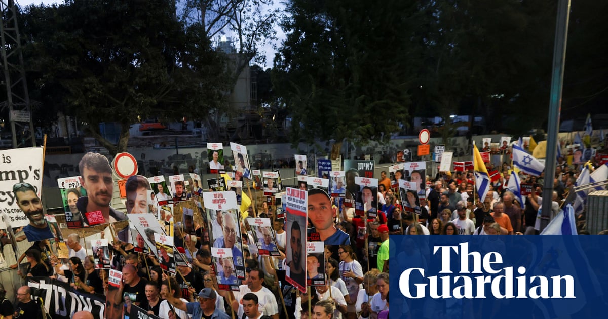 Israeli protesters stage ‘day of disruption’ calling for end to war in Gaza | Israel-Gaza war