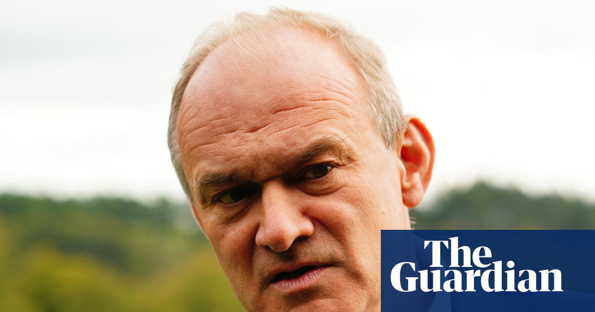 Lib Dem leader to boycott king’s Trump banquet in protest over Gaza | Ed Davey