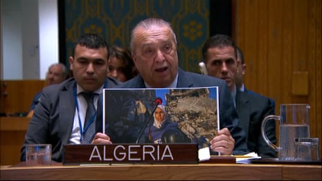 'Never forget me': UN diplomat reads killed Gaza journalist's letter to son – video 