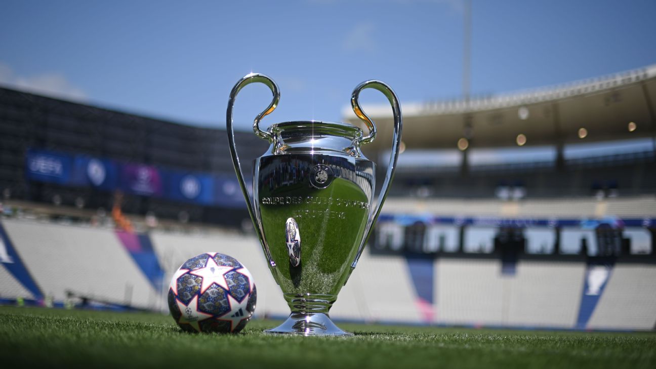 Pots set for 2025-26 Champions League draw under new format