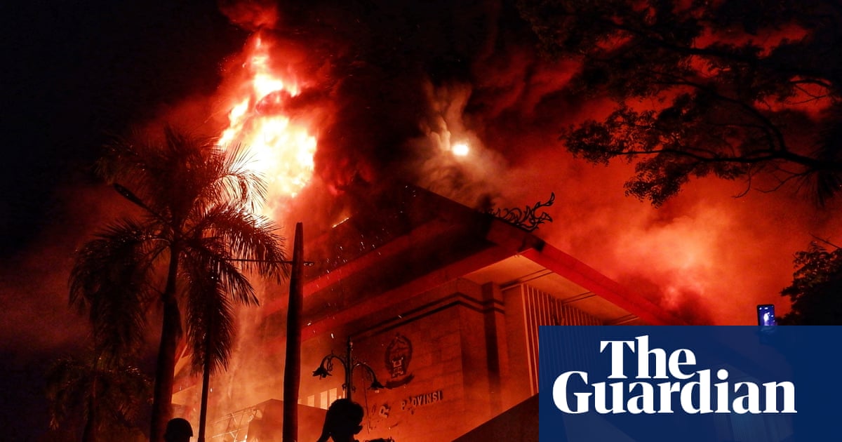 Fire kills three people in Indonesia after protesters storm council buildings in the wake of driver’s death | Indonesia
