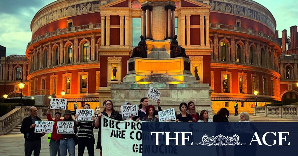 Protest disrupts Melbourne orchestra’s London show