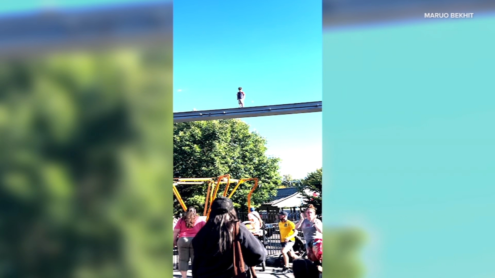 Frightening video shows child on monorail track at Hersheypark
