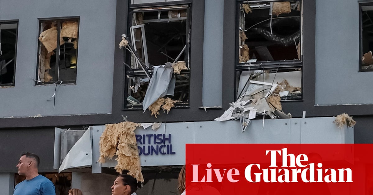 UK and EU summon top Russian diplomats after strikes hit British Council and EU offices in deadly attack on Kyiv - Europe live | Europe