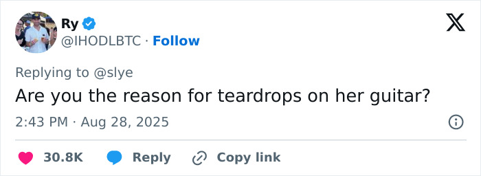 Taylor Swift's Alleged Ex-Boyfriend Breaks Silence After Viral Post About 'Her Husband'