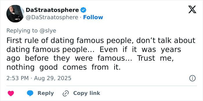 Taylor Swift's Alleged Ex-Boyfriend Breaks Silence After Viral Post About 'Her Husband'