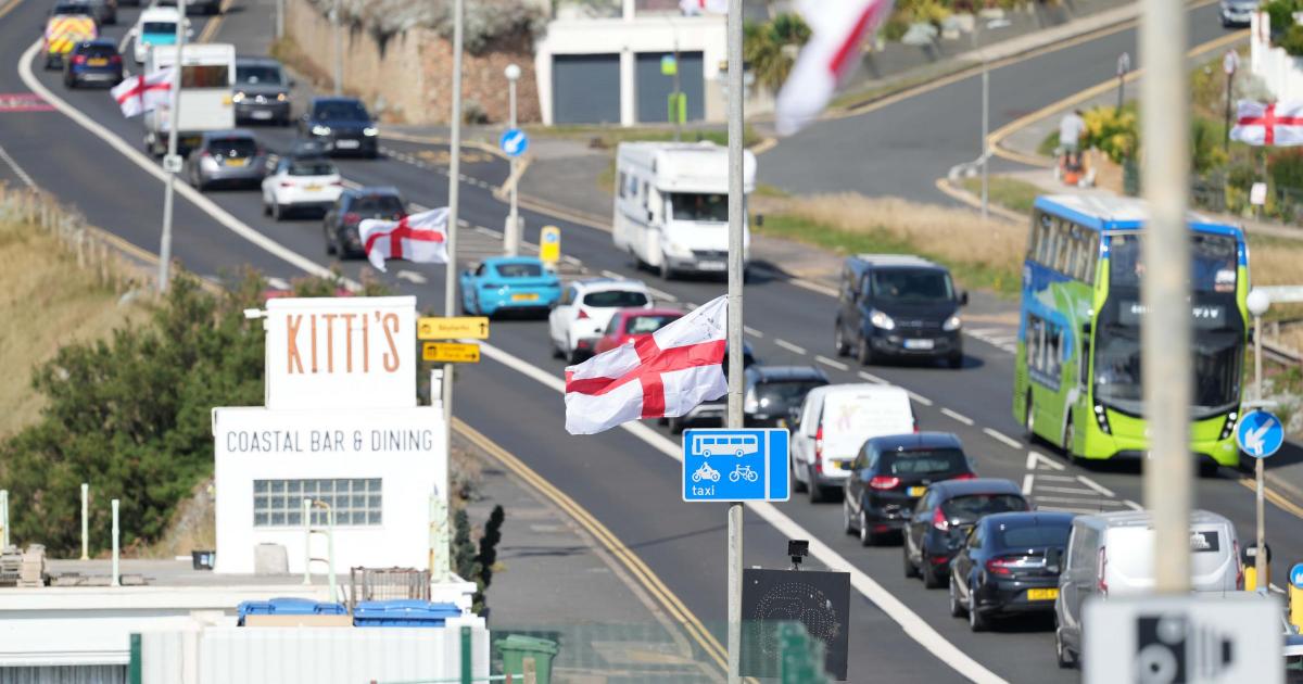 Removal of St George's flags halted due to 'verbal abuse'