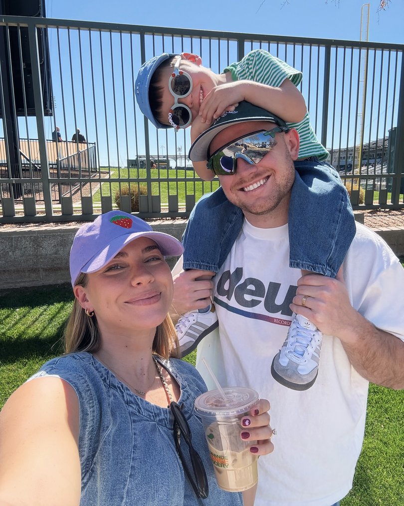 Emilie and Brady Kiser with Trigg.