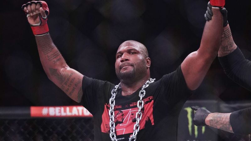 Ex-UFC champion Rampage Jackson ‘very upset’ after son appears to beat motionless wrestler in bout gone ‘wrong’