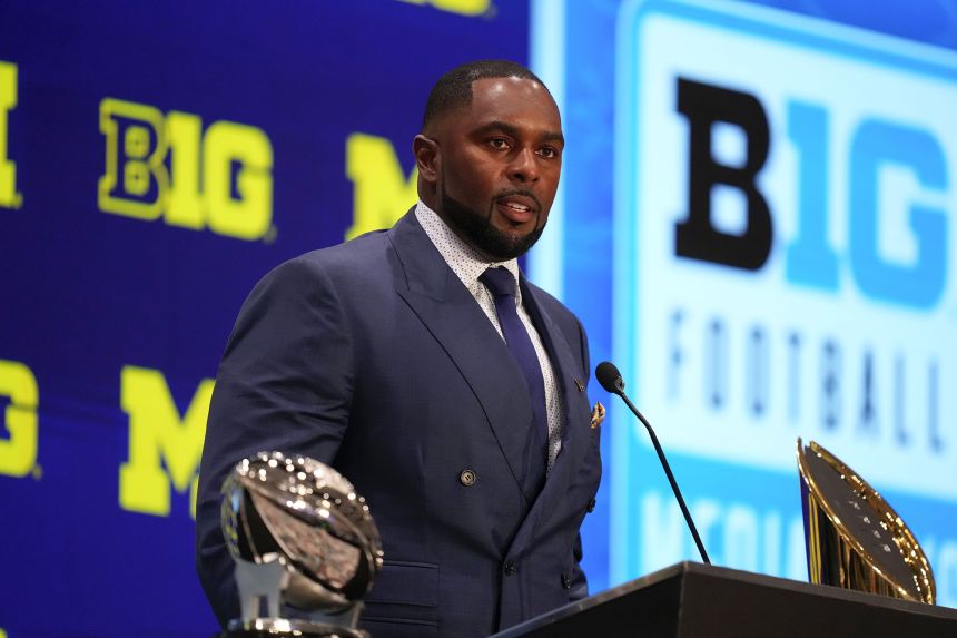 The NCAA suspended Michigan head coach Sherrone Moore for a third game.