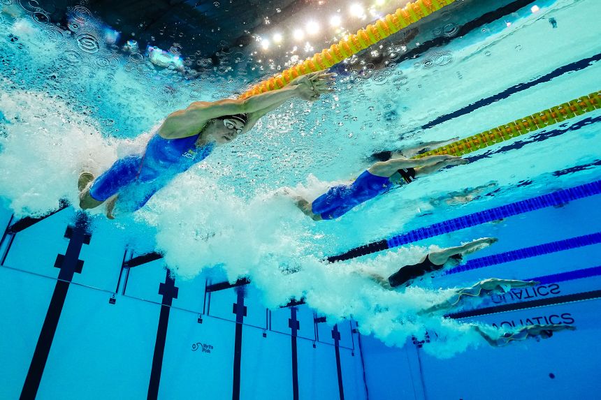 Gretchen Walsh won the women's 100m butterfly with the second-fastest time in history.