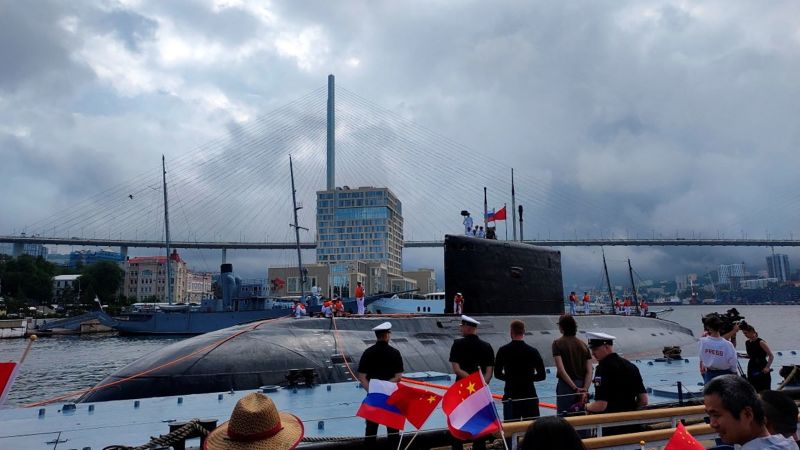 Russian and Chinese submarines conduct first-ever joint patrol in Pacific