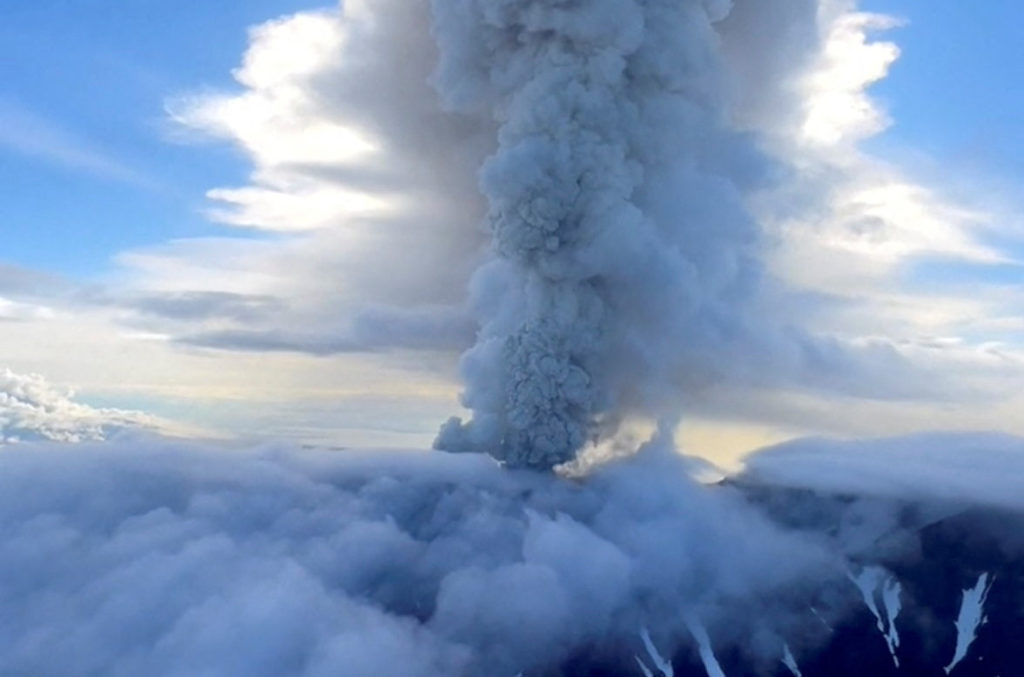 Russian volcano in Kamchatka erupts for the first time in 600 years