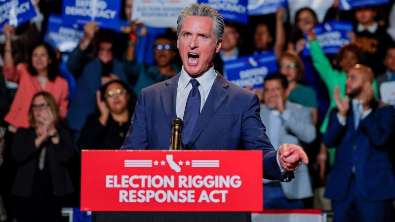 Gavin Newsom thanks you for your attention to redistricting