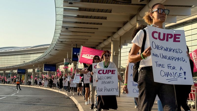 Air Canada flight attendants to remain on strike, defying government’s back-to-work order