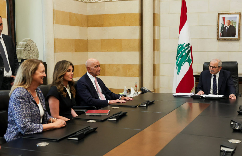 U.S. Ambassador to Turkey and U.S. special envoy for Syria Barrack, U.S. Deputy Special Presidential Envoy to the Middle E...