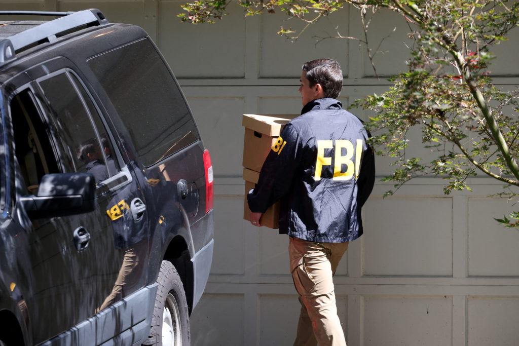 FBI searches the home of former White House national security adviser John Bolton, in Bethesda