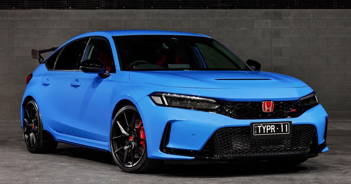 Honda Civic Type R is more expensive, but now comes in a pretty blue