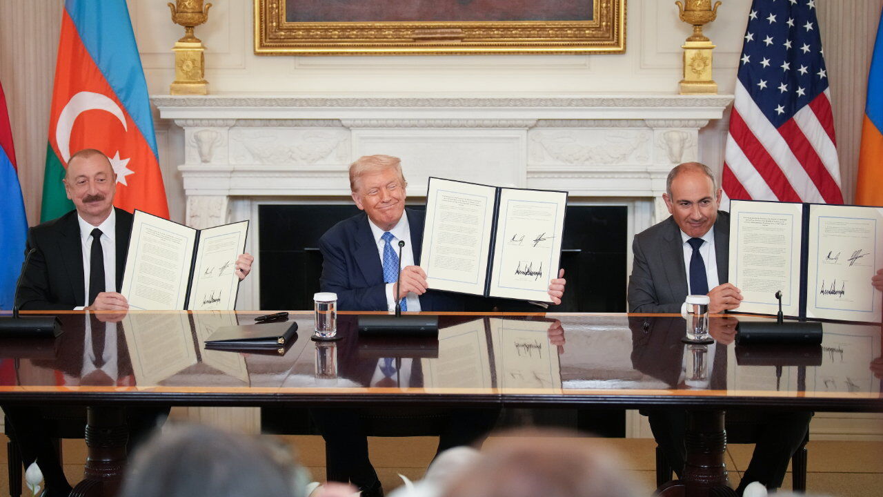 President Trump Meets With Leaders Of Armenia And Azerbaijan At The White House