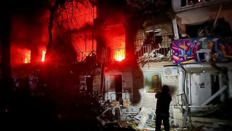 Russian attack on Ukraine's Zaporizhzhia region leaves dozens injured – video