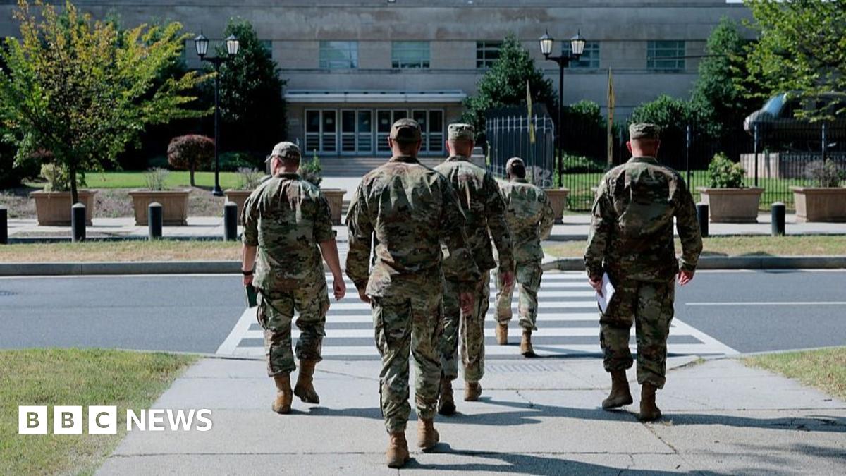Live updates: National Guard troops arrive in Washington DC on Trump's orders