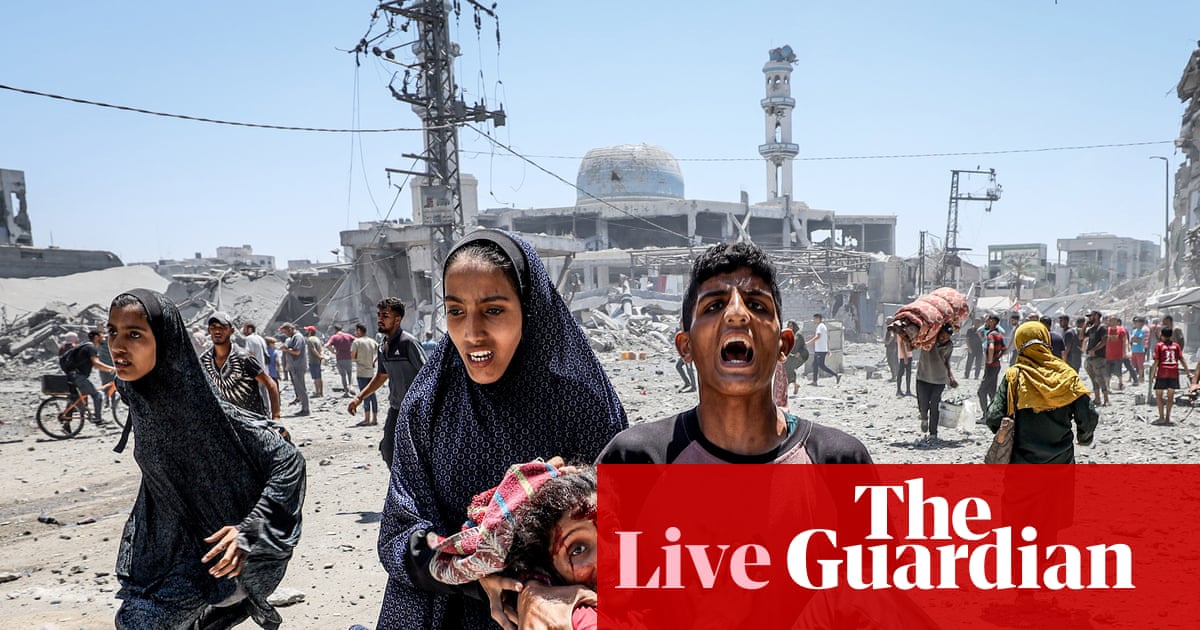 Israel’s security cabinet expected to meet to sign off plans for expanded Gaza operation – Middle East crisis live | Israel-Gaza war
