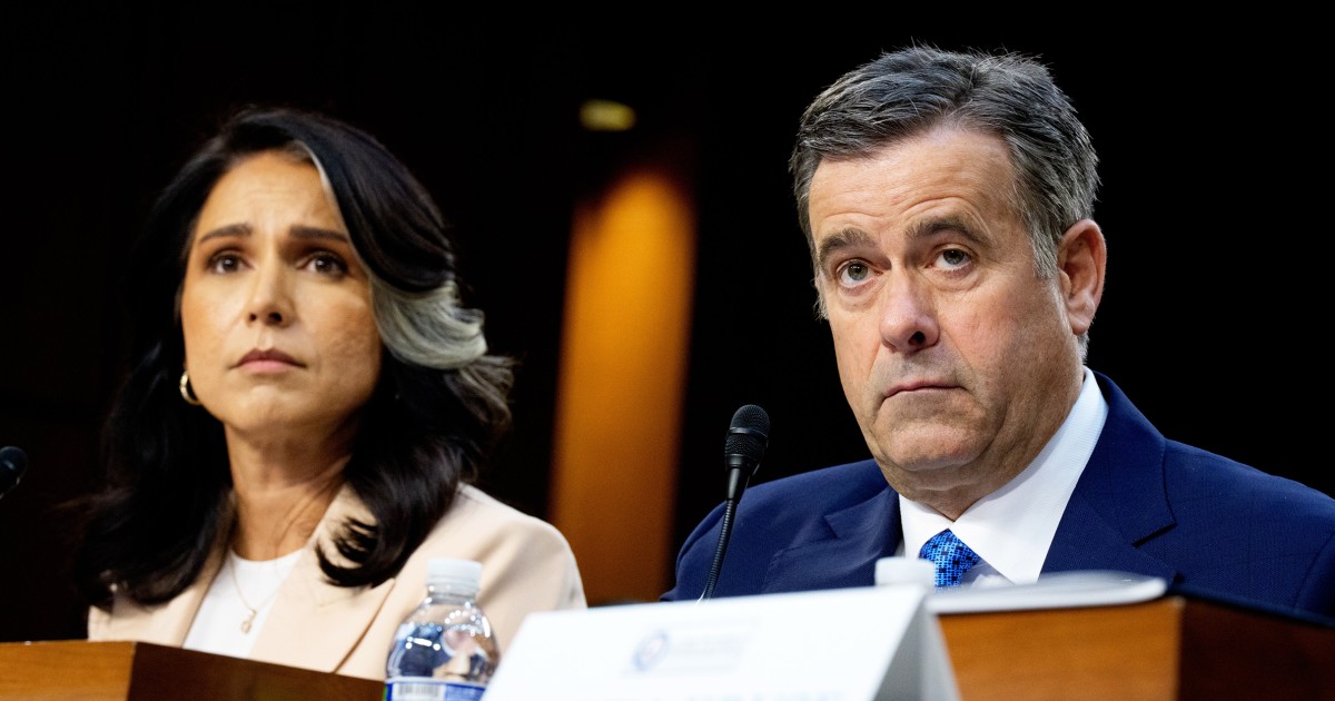 Tensions rise between Tulsi Gabbard and CIA chief after her disclosure of undercover officer's name, insiders say