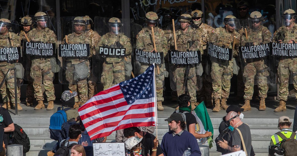 Legality of Trump's deployment of National Guard in L.A. is argued in federal court
