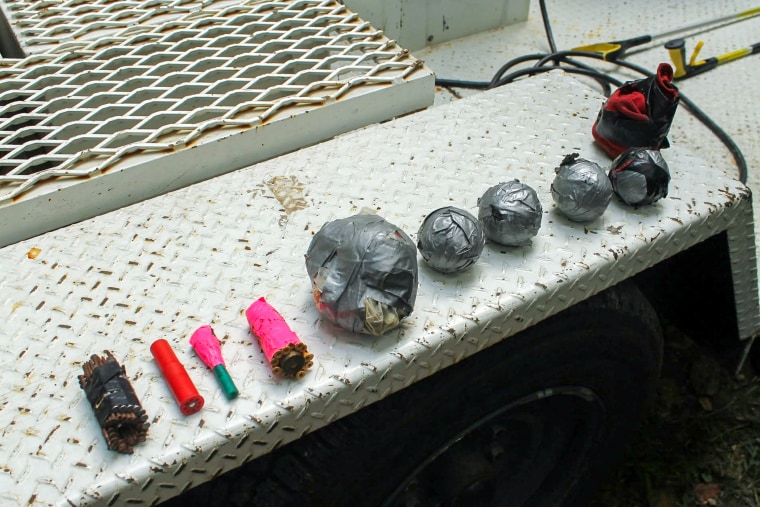 Improvised explosive devices.